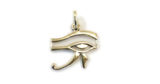 Horusauge, Ägyptischer Anhänger aus Gold, Auge des Ra